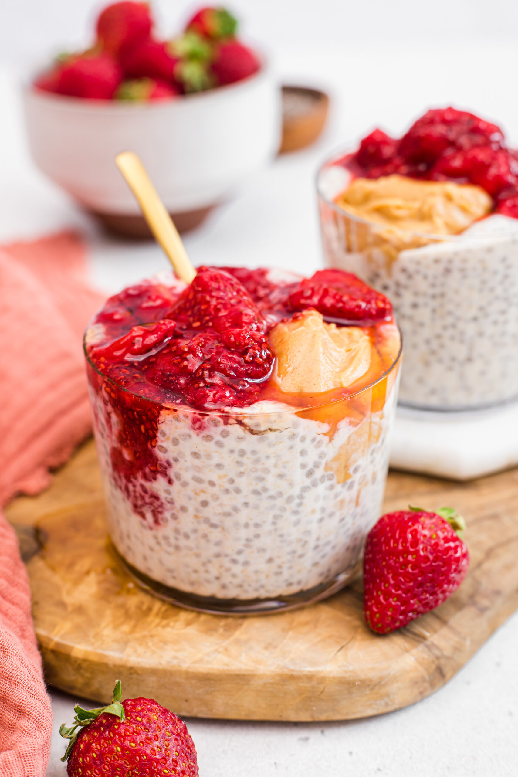 PB&J Chia Seed Pudding Recipe